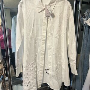 Marissa Collections blouse. White Size 12
